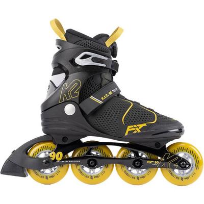 K2 Herren Inlineskates F.I.T. 90 BOA gray_mustard, Größe 42 in Grau