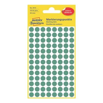 Avery Zweckform Markierungspunkte 8mm grün