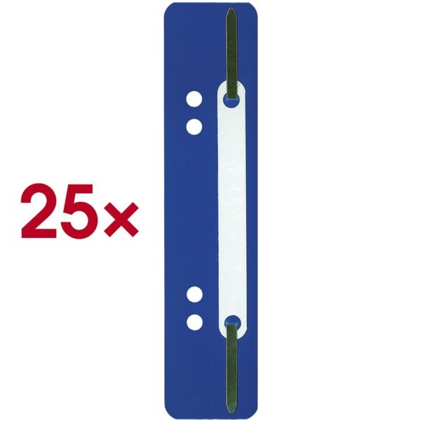 OTTO Office Kunststoff-Heftstreifen 25 Stück blau, 3.4x15 cm Image