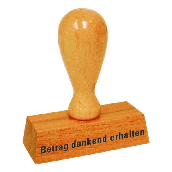 Colop Textstempel »Betrag dankend erhalten« braun, 4.5x6.5x1.5 cm Image