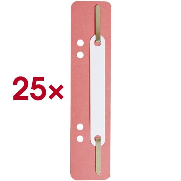 OTTO Office Re Karton-Heftstreifen 25 Stück rot, 3.4x15 cm