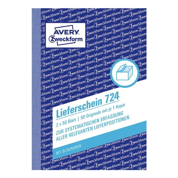 Avery Zweckform Lieferschein »724« gelb Image