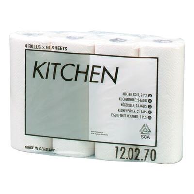 Tork Küchenrollen »Kitchen« 2-lagig, 4 Rollen weiß, 25.9 cm Image
