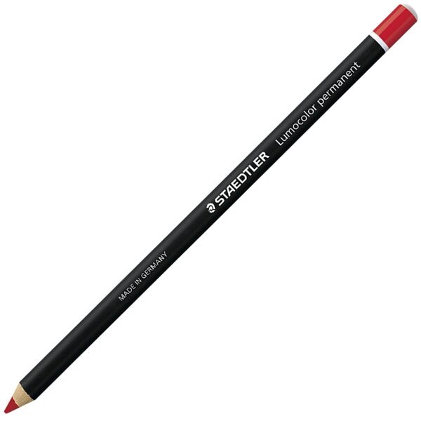 Staedtler Trockenmarker »Lumocolor permanent glasochrom« rot Image