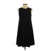 Gap Casual Dress - A-Line High Neck Sleeveless: Black Solid Dresses - Women's Size X-Small