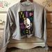 Disney Tops | Disney Cropped Graphic Long Sleeve | Color: Gray/Purple | Size: M