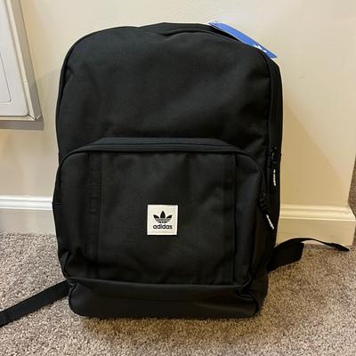 Adidas Bags | Adidas Classic Bp Backpack School New Black Book Bag Mens Womens Laptop Sleeve | Color: Black | Size: Os