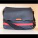 Gucci Bags | Gucci Leather Messenger Bag With Web Detail Stripe Detail | Color: Blue/Red | Size: 13in X 12in X 3in