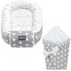 Bellochi 2in1 Set Baby Nest Pod and Swaddle Blanket - Baby Sleep Pod for Newborn with Protective Edges - Baby Swaddle Wrap - 100% Cotton - Oeko-TEX Certified - Dotti Bello