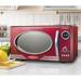 Nostalgia Retro 0.9 Cu. Ft. Microwave Oven, 800 Watts in Red | 10.75 H x 19.5 W x 14 D in | Wayfair NRMO9RR