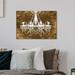 Oliver Gal Fashion & Glam Bronze Chandelier Chandeliers - Graphic Art Print on Canvas in White/Black | 24 W in | Wayfair 14203_24x16_CANV_XHD