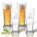 Carved Solutions Personalized 14 oz. Plastic Pilsner Glass Plastic | 7 H x 2.8 W in | Wayfair ACL-TPIL14S4-pd-sailboat-tnr