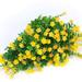 Primrue Artificial Flowers Lifelike No Fade UV Resistant Guaranteed Fake Plants for Hanging Planters Plastic | 13 H x 9.84 W x 7 D in | Wayfair