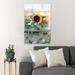 Gracie Oaks Sunflower In Bloom During Daytime 2 - 1 Piece Rectangle Graphic Art Print On Wrapped Canvas in White | 36 H x 24 W x 2 D in | Wayfair