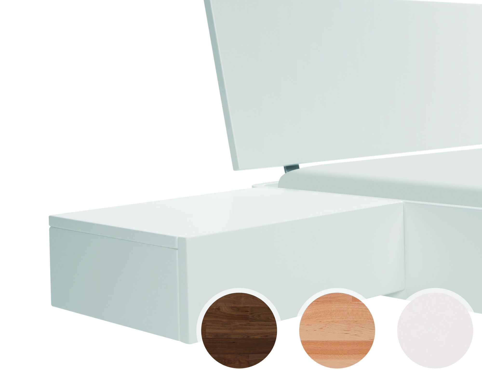 Hasena Fine-Line Nachttisch Caja Wildbuche natur Image