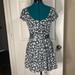 American Eagle Outfitters Dresses | American Eagle Scoop Neck Line Short Sleeve Dress. M | Color: Gray/Green | Size: M