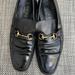 Gucci Shoes | Men’s “Gucci” Black Leather Slip-On Shoes | Color: Black | Size: 8.5