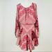 Free People Dresses | Free People Dusty Rose Floral Mini Dress Large | Color: Pink | Size: L