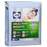 Sealy Healthy Nights Antimicrobial Sheets, Blue by Sealy in Blue (Size FULL)