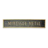 Montague Metal Products Inc. Classic Arch Extension Garden Plaque Metal | 4 H x 20.5 W x 0.32 D in | Wayfair PCS-66L -CGLS