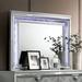 Rosdorf Park Delshire Lighted Wood Framed Mounts To Dresser Mirror in Silver | 37.5 H x 47.25 W x 2.38 D in | Wayfair