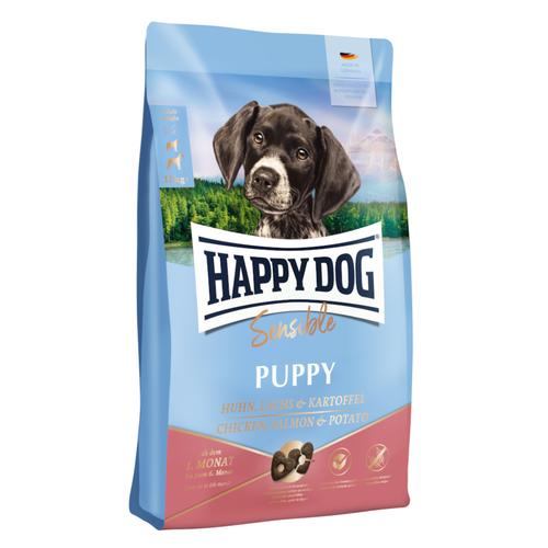 2 x 10kg Sensible Puppy Lachs & Kartoffel Happy Dog Hundefutter trocken