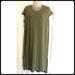 Jessica Simpson Dresses | Jessica Simpson Olive Green Midi T-Shirt Dress | Color: Green | Size: Xl