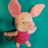 Disney Toys | Disney Piglet Plush With Keychain | Color: Pink | Size: Osbb