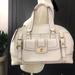 Coach Bags | Authentic Coach Large White Satchel Style Shoulder Bag | Color: White | Size: 11” Tall X 16” Long X 5-1/2” Wide