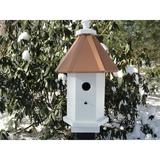 Gracie Oaks 20" x 11" x 6" Birdhouse Wood in Brown/White | 20 H x 11 W x 6 D in | Wayfair CC3415D3DD944237A235E058D6716145