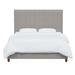 Birch Lane™ Cholet Upholstered Low Profile Standard Bed Upholstered in Black | 56 H x 81 W x 81 D in | Wayfair D91809C076FD42C192CD03CCE8AF4747
