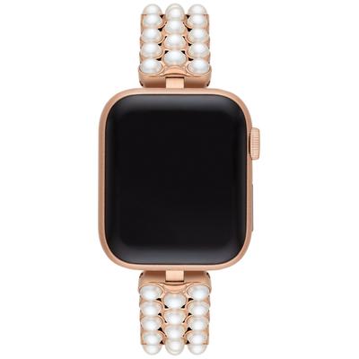 Kate Spade New York Imitation Pearl Gold-Tone Stainless Steel 38/40mm Bracelet for Apple Watch - Gold