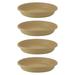 The HC Companies 21 Inch Planter Saucer for Classic Pots, Sandstone, 4 Pack - 1