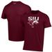 Men's Under Armour Maroon Southern Illinois Salukis Primary Performance T-Shirt