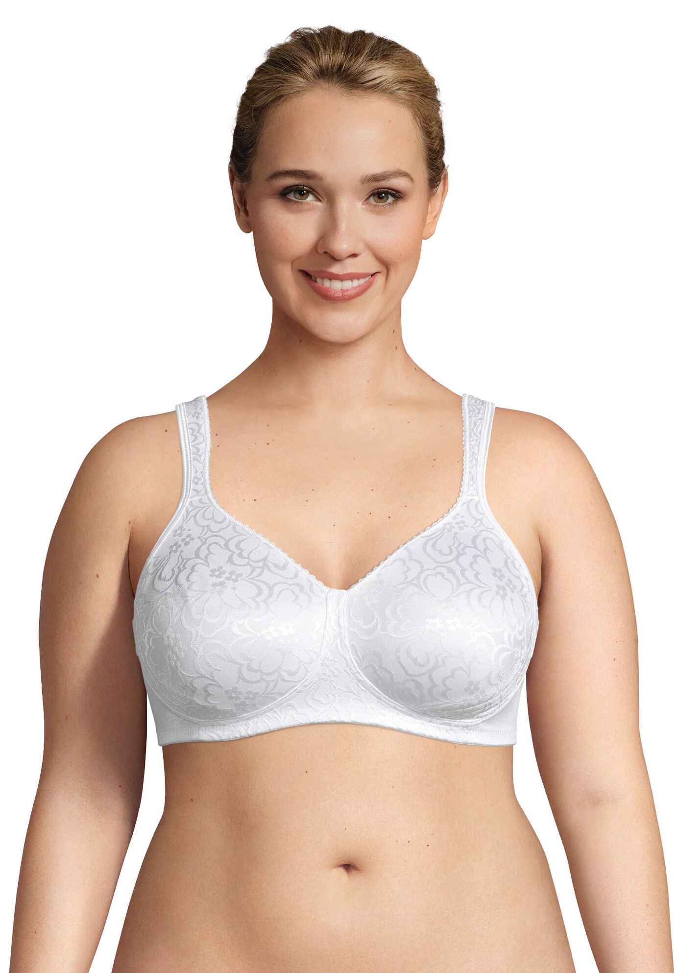 Plus Size Women's Playtex® 18 Hour Ultimate Lift & Support Wirefree Bra by Playtex in White (Size 38 D)