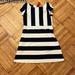 Anthropologie Dresses | Blue And White Stripped Dress With Red Bow In Back | Color: Blue/White | Size: S