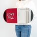 4Artworks Happy Pill, Love Pill, Chill Pill Wall Décor Set in Gray/Red/Yellow | 11 H x 26 W in | Wayfair 50487_19x8x1_Pop