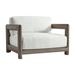 Bernhardt Montaigne Patio Chair w/ Cushions Wood in Brown | 30 H x 46.5 W x 37 D in | Wayfair O3383_6025-002