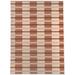 White 24 x 0.08 in Area Rug - East Urban Home GRAPHIC RETRO WEAVE RUST Area Rug By Becky Bailey Polyester | 24 W x 0.08 D in | Wayfair