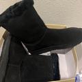 Michael Kors Shoes | New Michael Kors Mk Shearling Winter Mid Boot Suede Style 40f4wifb5s Nib Size 10 | Color: Black | Size: 10