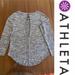 Athleta Tops | Athleta Long Sleeve Slit Back Top - S | Color: Blue/White | Size: S