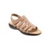 Extra Wide Width Women's Tiki Sandal by Trotters in Sand (Size 9 WW)