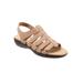 Extra Wide Width Women's Tiki Sandal by Trotters in Sand (Size 8 WW)