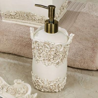 Victoria Rose Lotion Soap Dispenser Antique Ivory , Antique Ivory
