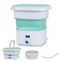 Portable Washing Machine Mini Foldable Washing Machine Ultrasonic Cleaning Blue Ray sterilization Automatic Washer with Spin Dryer For Washing Underwear 3KG /11.5L Capacity