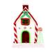 Northlight Seasonal 11" White & Red Peppermint Candy House Christmas Decoration | 11 H x 7.25 W x 5.5 D in | Wayfair NORTHLIGHT JA93320