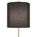 Robert Abbey Kate 32.5" Table Lamp Metal/Fabric in Black/Yellow | 32.5 H x 14 W x 14 D in | Wayfair RB04