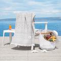 Linum Home Textiles 100% Turkish Cotton Sea Breeze Horoscope Pestemal Beach Towel Turkish Cotton | Wayfair SBR95-00-PISCES