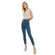 TRENDYOL Damen Trendyol Jegging Von der En Front Jeans, Blau, 44 EU