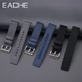 Bracelet de Montre en Toile E156 E à Dégagement Rapide Noir Vert Gris Bleu 20mm 22mm Offre